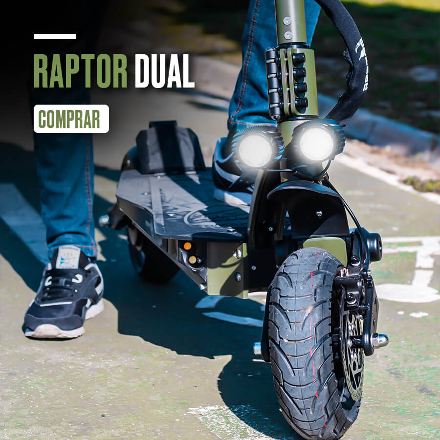 Patín eléctrico Raptor dual